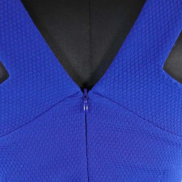 Sandro Paris Mini Blue  Dress Size 1 - Picture 2 of 6